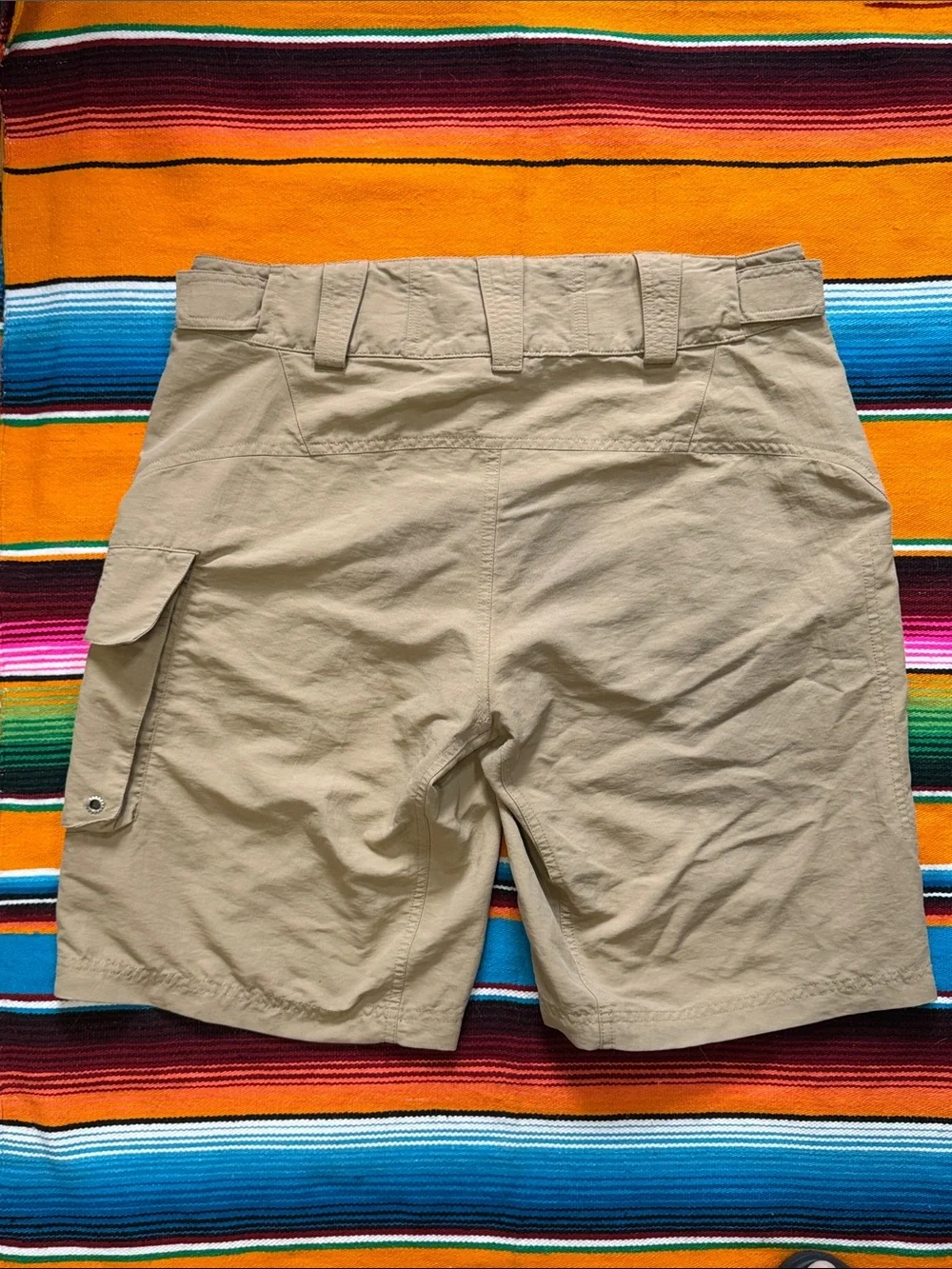 The North Face Men's Khaki Mountain Biking Cargo Shorts Cycling Medium